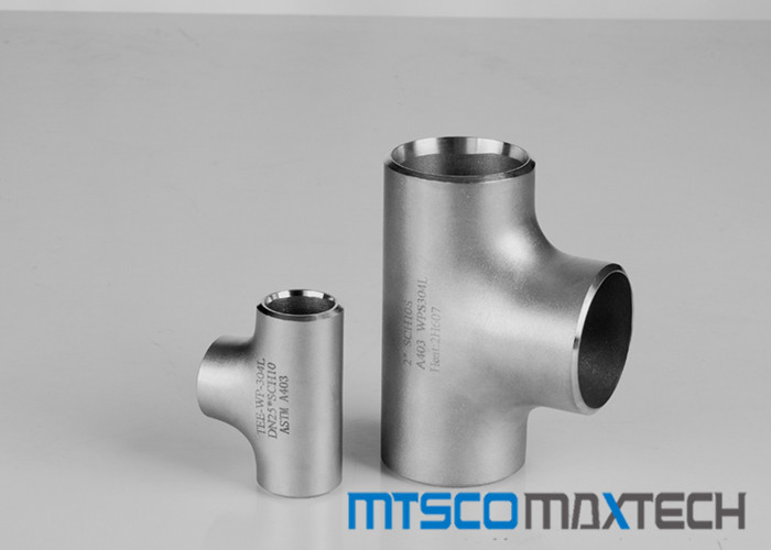 ASTM A815 S32750 / SAF 2507 Duplex Steel Equal Tee Pipe Fitting For Connection, MTDSPF07
