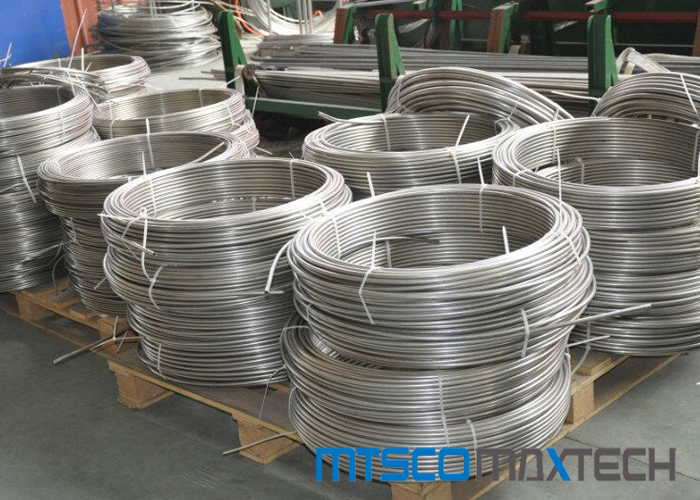 S31803 ASTM A789 / A790 Duplex Steel Coiled Tube For Chemical Industry, SSSCT06