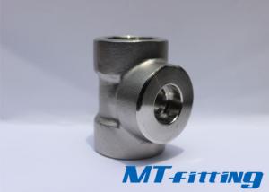 ASME B16.11 F317L Stainless Steel Socket Welded Tee For Connection