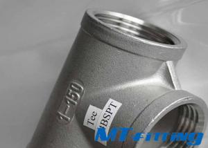 ASTM A815 Stainless Steel Butt Welded Fittings, Reducing Tee For Connection