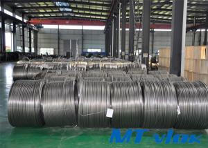 TP304L / 1.4306 Small Diameter Stainless Steel Welded Super Long Coiled Tube For Cable Industry
