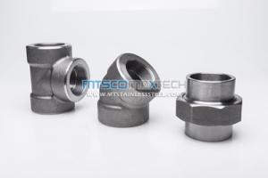 Forged steel pipe fitting high pressure rating fitting